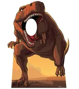 T-rex Dinosaur Stand-In Photo Cardboard Cutout 62 inch x 45 inch