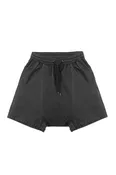 DROP CROTCH LEATHER SHORTS