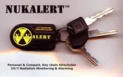 NukAlert Personal &amp;amp; Compact Key Chain Attachable Radiation Monitor &amp;amp; Alarm