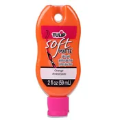 Tulip Brush-On Fabric Paint Orange Matte 2 fl. oz.
