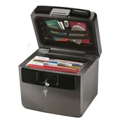 Gray Water and Fire Safe File Cabinet, 14.3 in x 15.5 in x 13.5 in inches