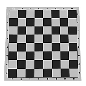 Black Vinyl Chess Board