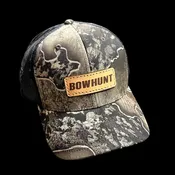N1 Outdoors® "Bowhunt" Leather Patch Hat (Realtree Timber/Black)