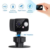 1080P Small Home Security Surveillance Cam With Motion Detection