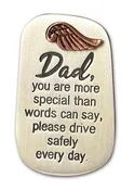 Angel Wing Visor Clip – “Dad”
