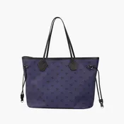 AG Monogram Electric Blue Tote Bag