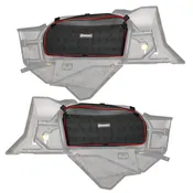 Can Am X3 Door Bags, REAR Pair (Driver and Passenger) w/ PALS / MOLLE and padded interior pocket