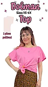 Dolman Top Digital PDF Sewing Pattern
