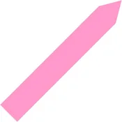 0.75in X 5in Poly TT Pot Tag 3in Core. Pink – PMS 182C. 2000 tags/Roll. 3 Rolls/Case. 6000 Tags/Case. Sold By Case.
