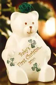 Belleek Ornament - Babys First Christmas - 2010