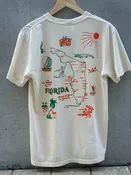 5801 Print House Mens Florida Map Tee
