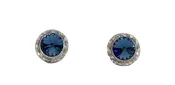2 Piece, Dark Blue Crystal Magnet Set