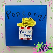 3D Popcorn Canvas — The Craft Studio