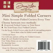 AQDR2 MINI Simple Folded Corner Ruler Instruction PDF