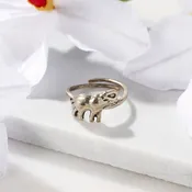 Amauta Metal Elephant Ring