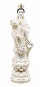 (A2) Guan Yin Lotus Pearl Blessing Statue