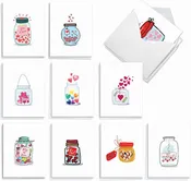 Love Jar Greeting Card - Assorted