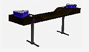 Ebony Beer Pong Table