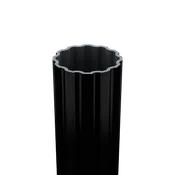 3" Fluted Round Aluminum Post