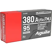 Aguila 380 Auto 95 Grain FMJ