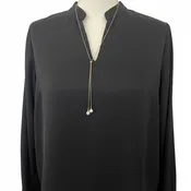 14 Karat Gold Plated Fresh Water Pearl Lariat