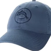 6 Panel - Fly Fish Food Logo Hat - Blue