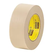 3M&trade; 232 Masking Tape, 3/4" x 60 Yd., Tan, Case Of 48