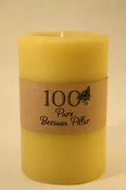 100% Beeswax 3"x4.5" Pillar — Maine Mountain Soap & Candle Co.