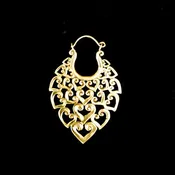 Abstract Designed Brass Earrings