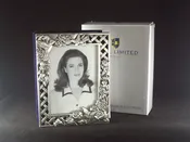 Royal Limited Silver 4”x 6” Rose Trellis Photo Album