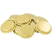 Gold Bottle Caps | Oxygen Absorbing 26mm Crown