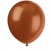 12" Latex Balloons, 10ct - Brown