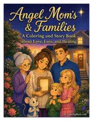 Angel Moms Coloring Story Book