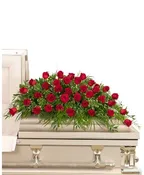 36 RED ROSES CASKET SPRAY