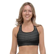 Black Denim Sports Bra