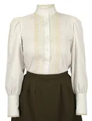 Abbington Cotton Blouse - Natural