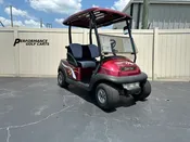 Club Car Precedent 2 Passenger Burgundy Golf Cart -#4673A