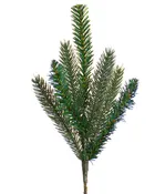 14" Artificial Arroyo Pointed Pine Foliage Stem
