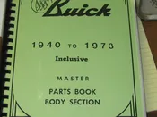 1940-1973 Buick Parts Book