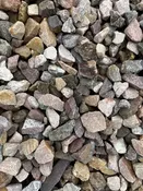 Apache Brown 1″ Screened Landscape Rock