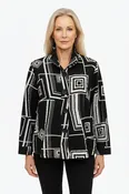 Damee Square Pattern Seersucker Jacket