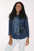 Allure 100% Cotton Curved Hem Top