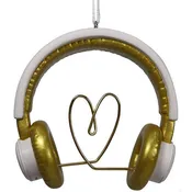 Headphones Ornament with Heart Beat