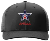Alabama AHSAA Black Ignite Performance LT Flex-Fit 8-stitch Umpire Cap