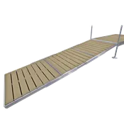 12' Modular Aluminum Gangway with Tan Composite Decking