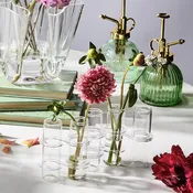 5 Hinged Tube Flower Vases Arranger