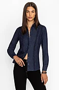 BORDEAUX DENIM SHIRT