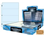 100 Guardhouse Shield Archival 3 Pocket Large Size Currency Pages