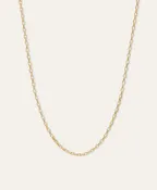 2mm Italian Chain Link Necklace 24"