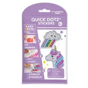 5218 BIG DOTZ  Stickers Pack 6 - Rainbow Unicorn